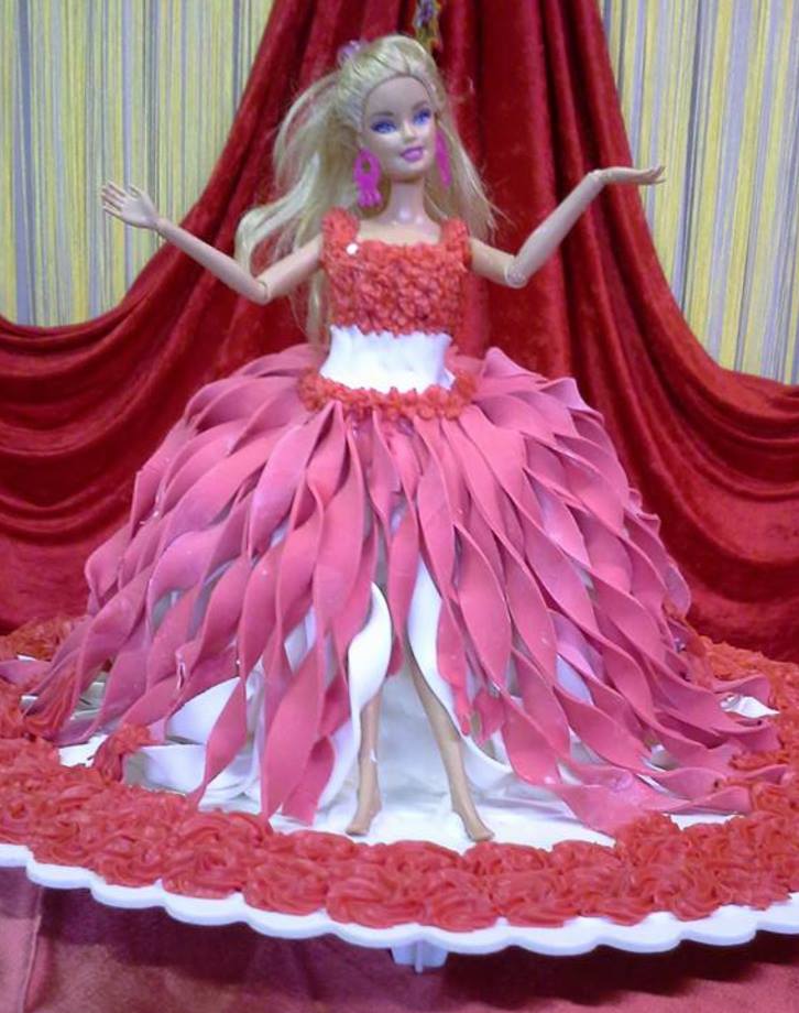 Pink Butterfly Cake